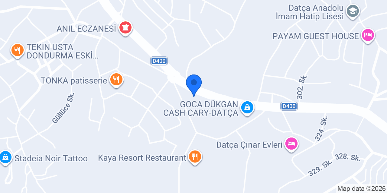 3E Servis Datça konumu