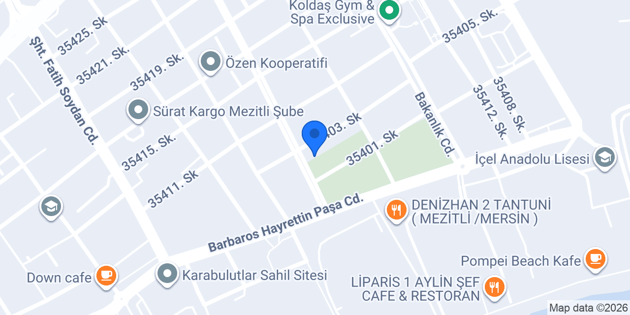 SALOON HASAN ORAZ konumu