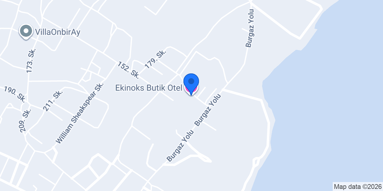 Ekinoks Butik Otel konumu