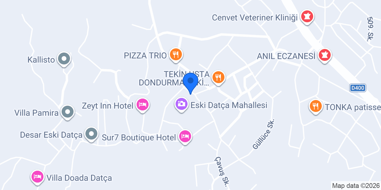 ESKİ DATÇA DONDURMACISI ATAKAN USTA konumu