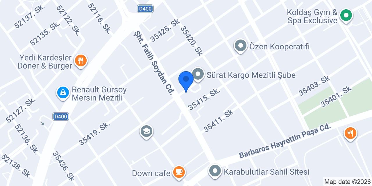 Özgürce Erkek Kuaförü konumu