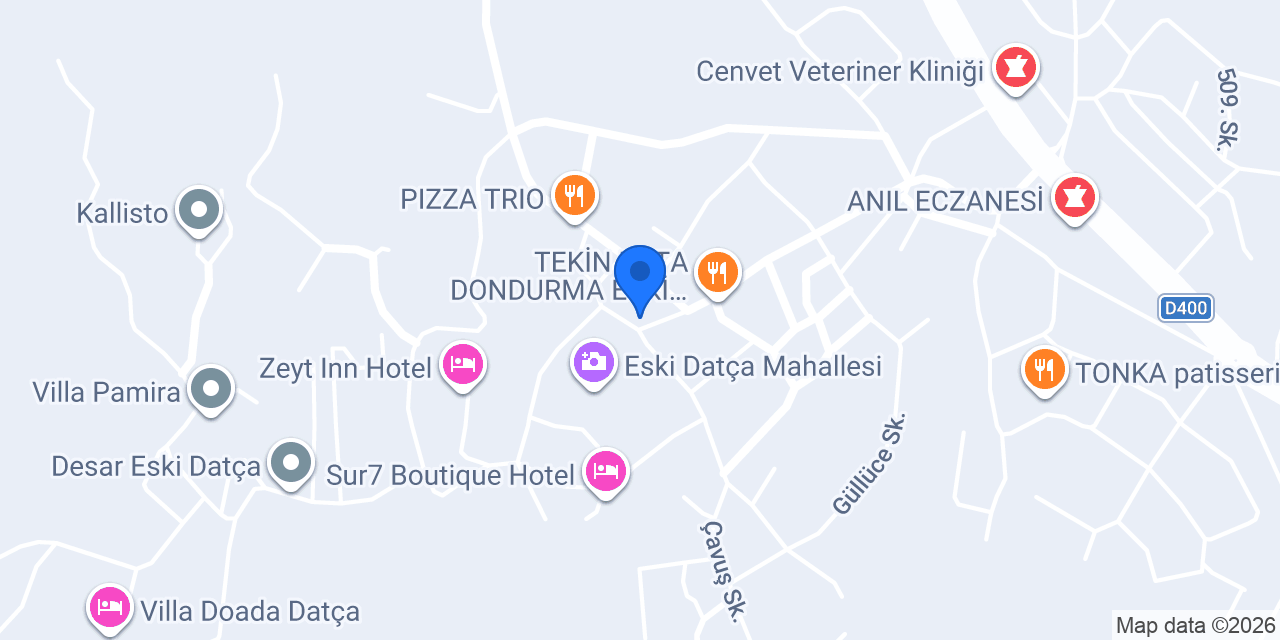 Eski Datça Evleri Mini Otel konumu