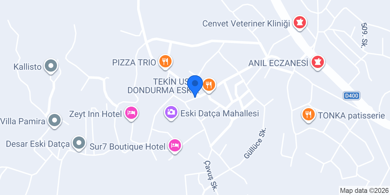 Avlu Eski Datça konumu