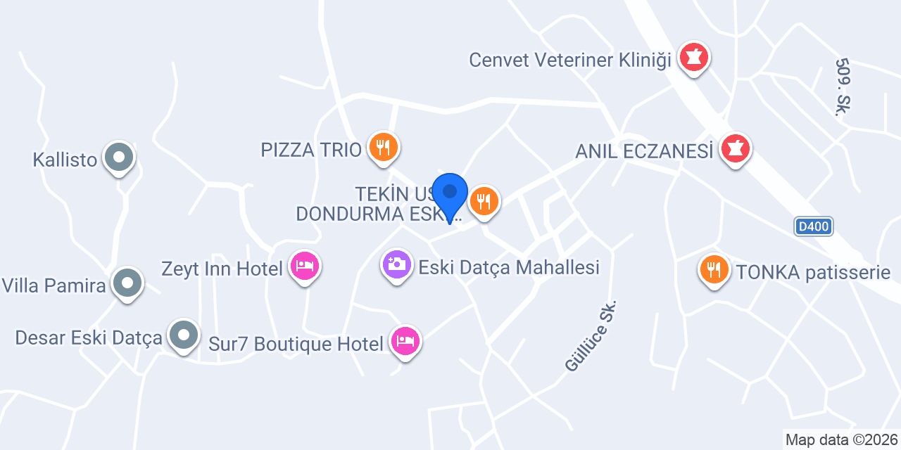 Bon Chocolate, Eski Datça konumu