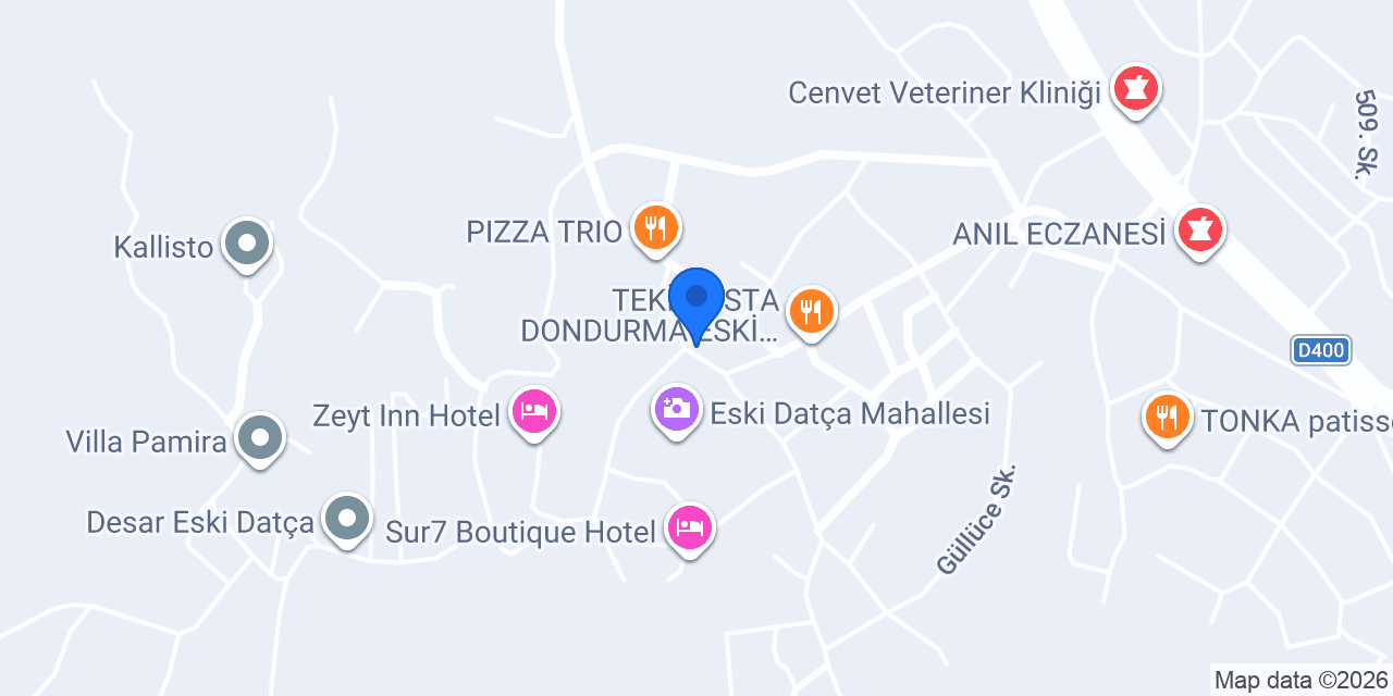 Mengen Eski Datça konumu