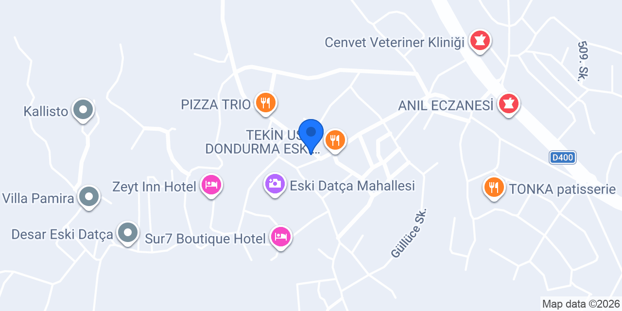 İskandil Balık Eski Datça konumu