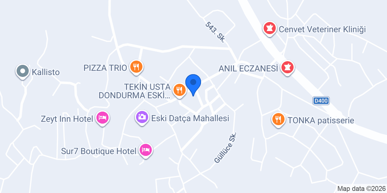 Dilek Hanım Konağı Datça konumu