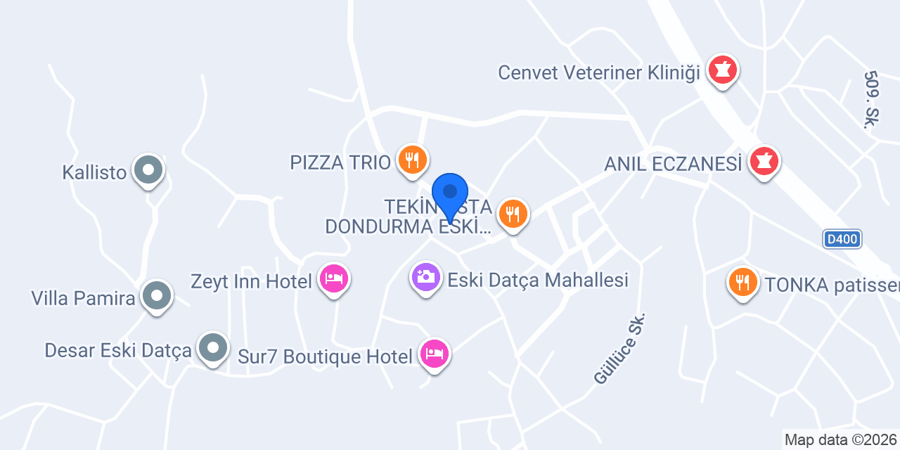 Mam's Datça Butik Otel konumu
