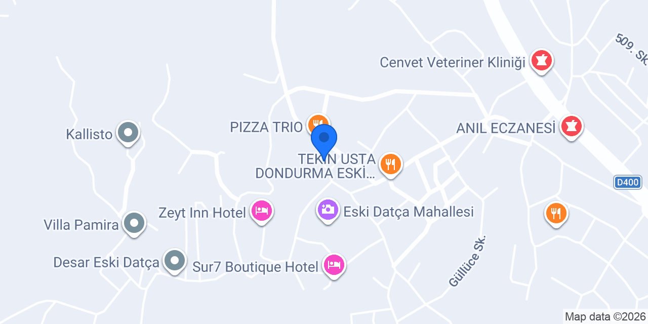 Jackie'O Eski Datca konumu