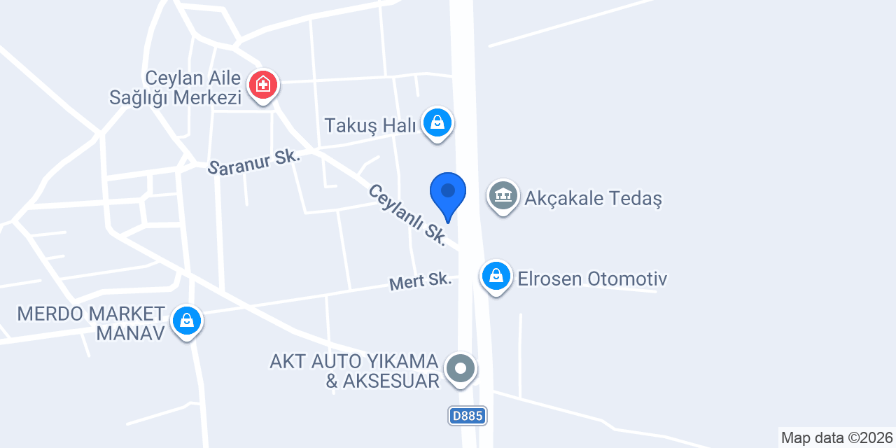 E.G YAPI SERAMİK konumu