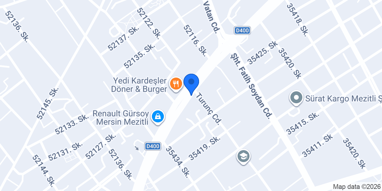 Mersin Temizlik konumu