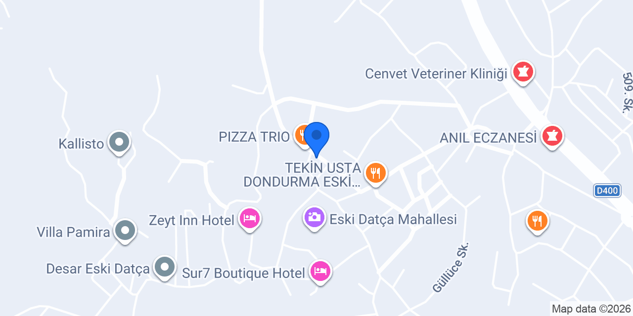 Refik Eski Datça konumu