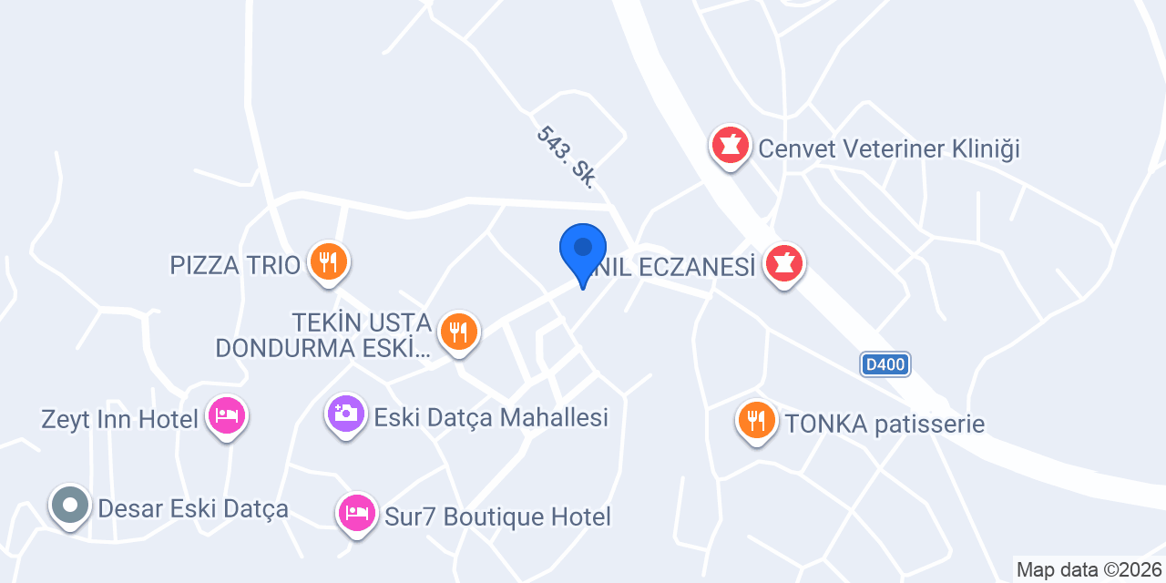 Eski Datça Otel konumu