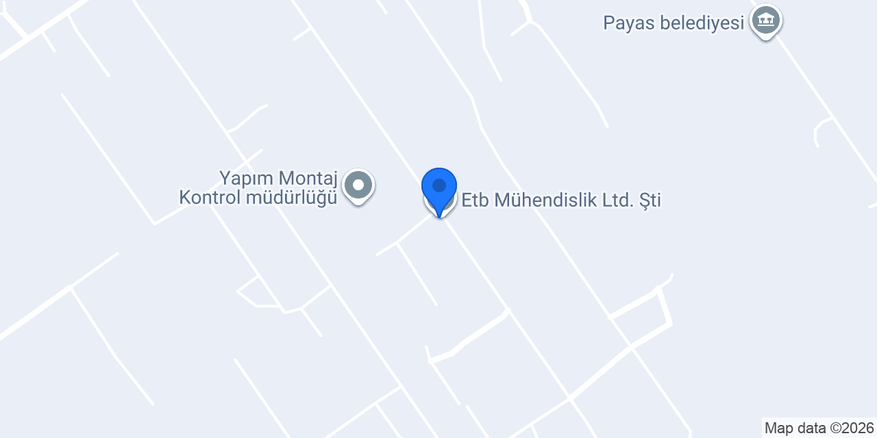 Etb Mühendislik Ltd. Şti. konumu