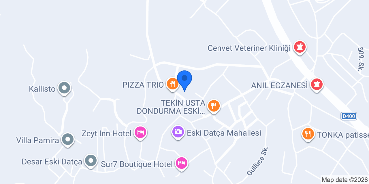 Eski Datça - Hastane Taksi konumu