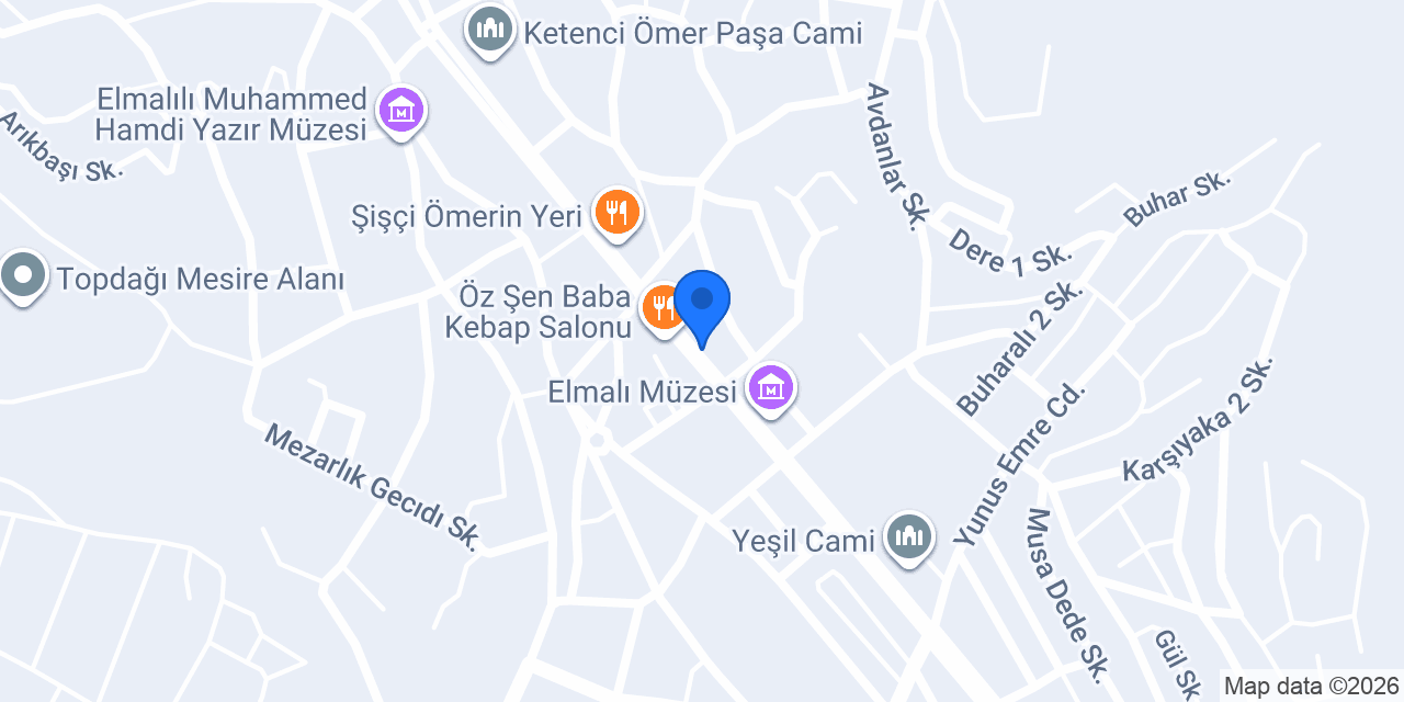 Türkmen Kitap Kırtasiye konumu