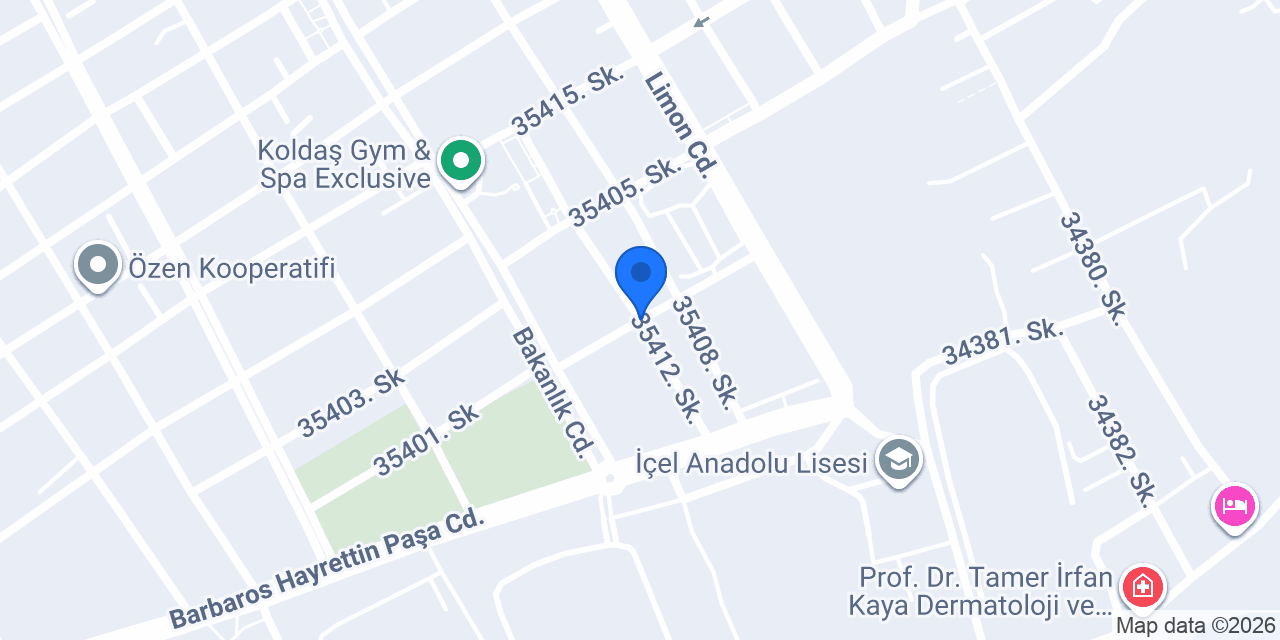 Özel Mersin Koleji Ortaokulu konumu