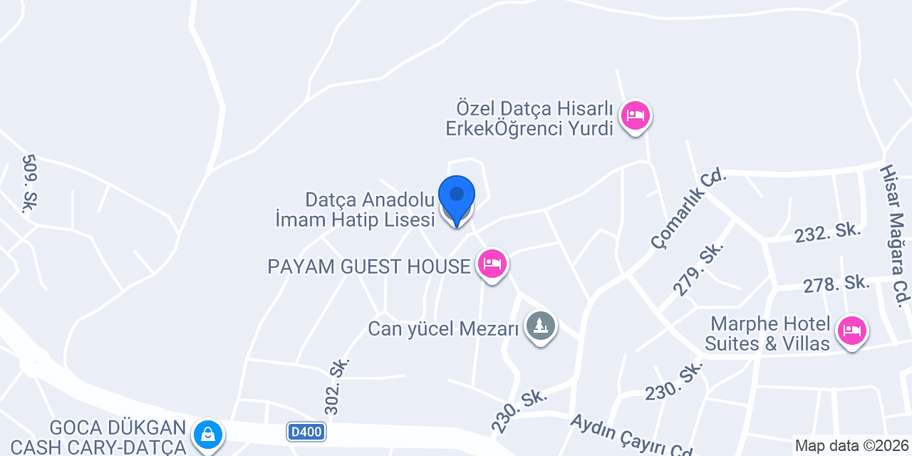 Datça Anadolu İmam Hatip Lisesi konumu