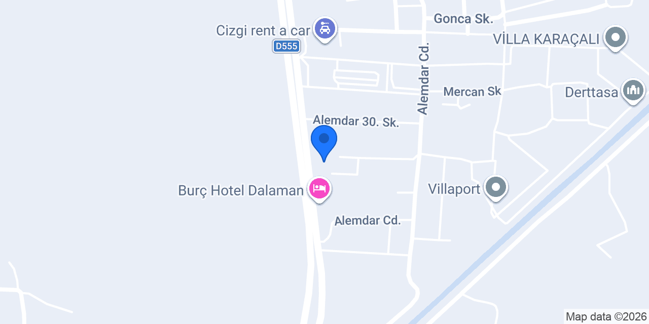 AUTO RENT DALAMAN konumu