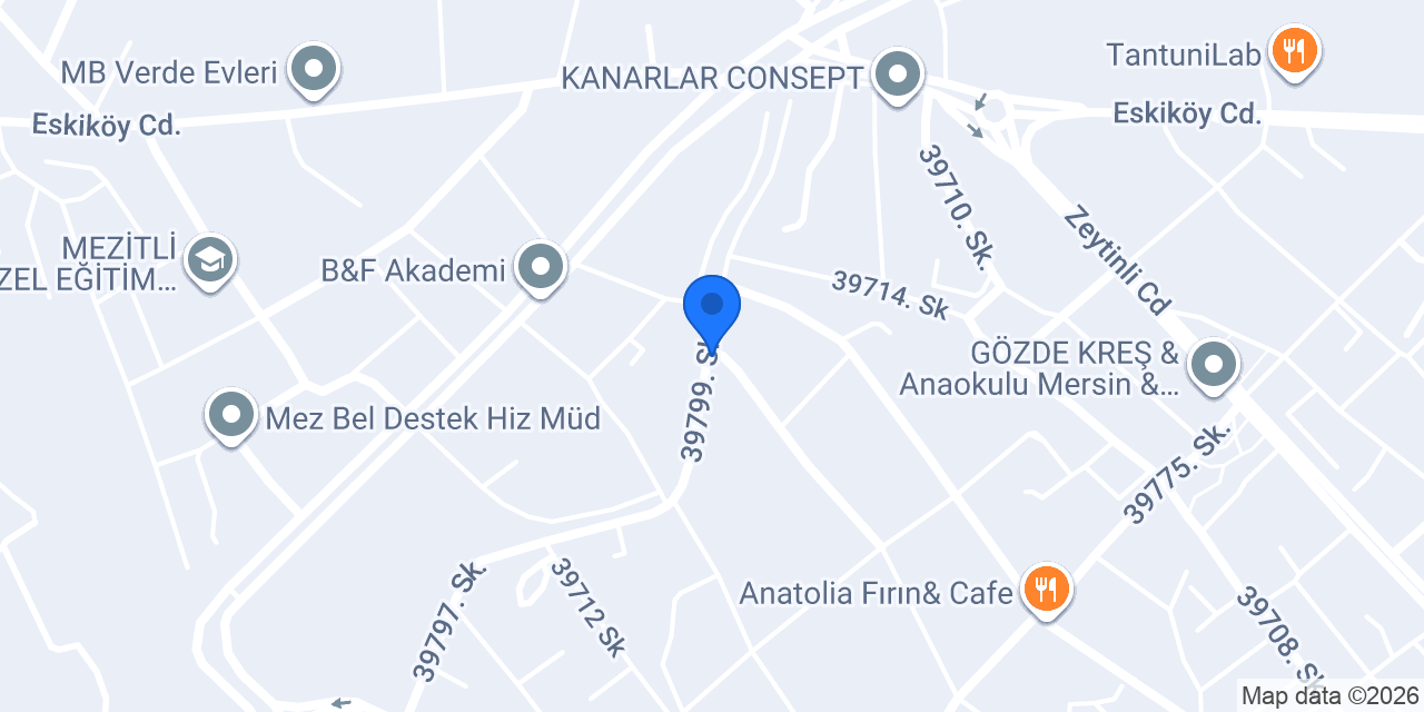 Yılmaz Yapı Mühendislik konumu