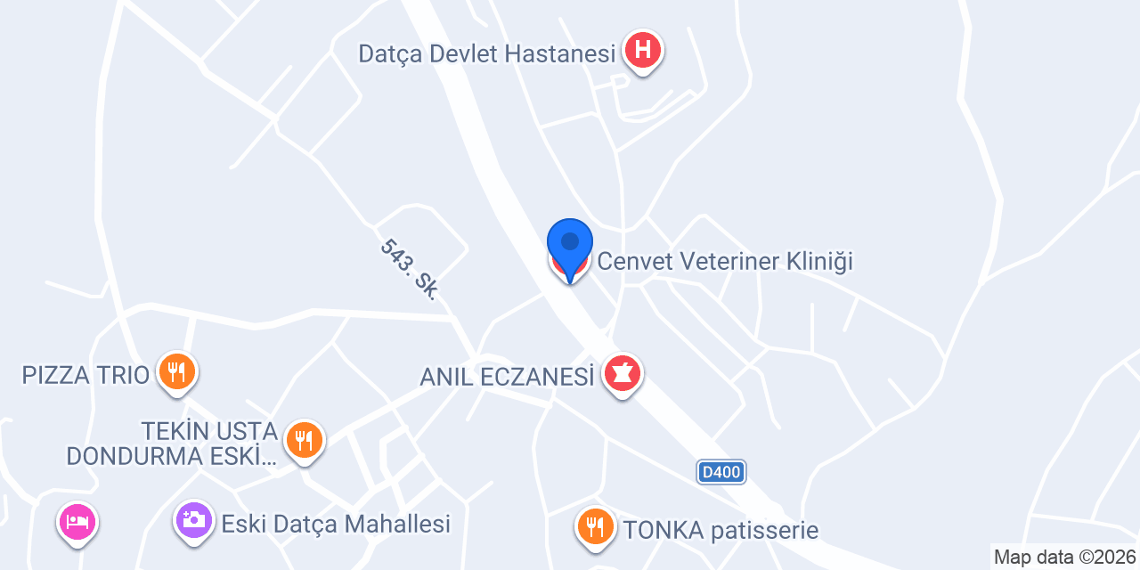 Cenvet Veteriner Kliniği konumu