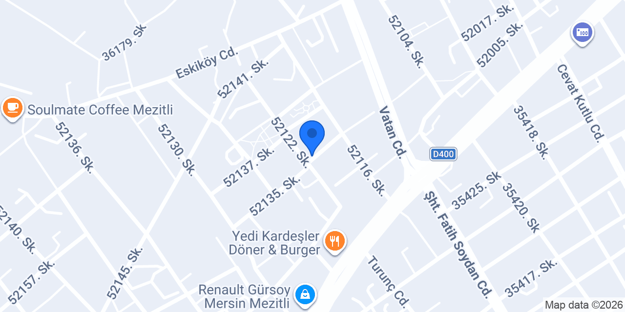 Şen Çiçekçilik konumu