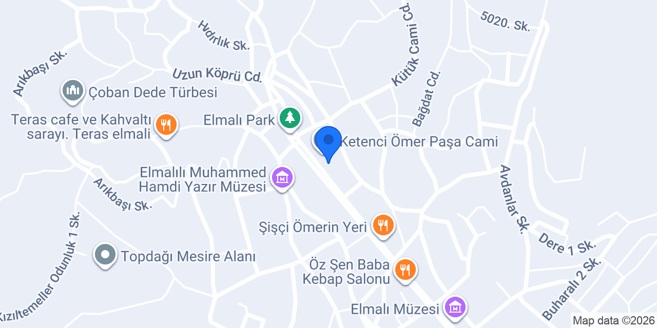 ELMALI SULTAN SOFRASI konumu
