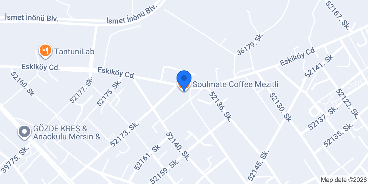 Soulmate Coffee Mezitli konumu