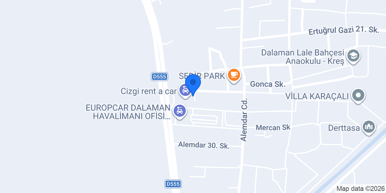 EASY CAR HİRE DALAMAN konumu