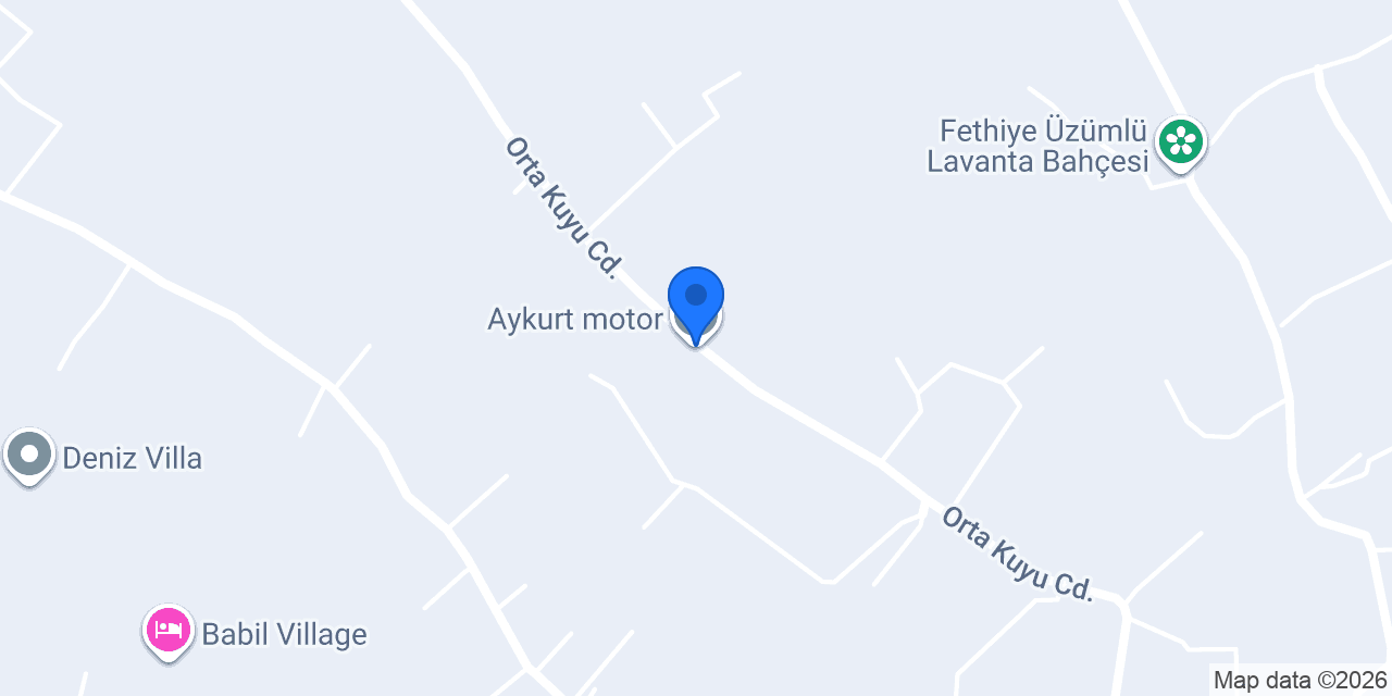 Aykurt motor konumu