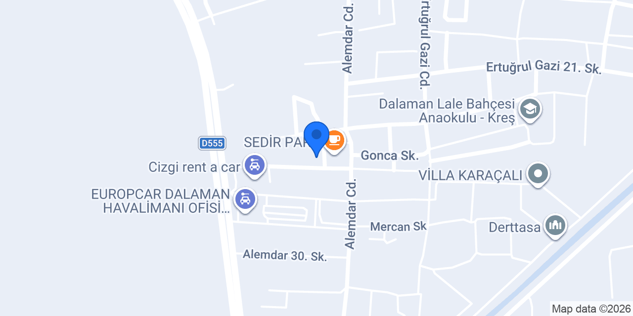 Dalaman Car Hire konumu