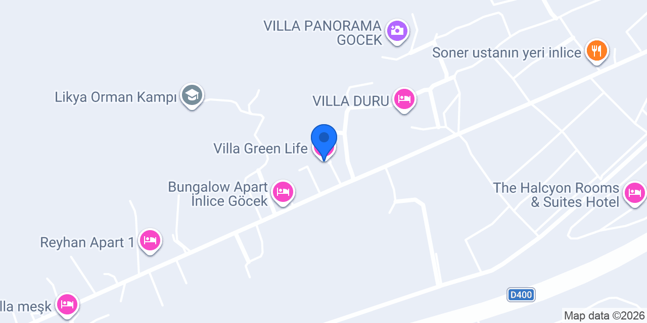 Villa Green Life konumu