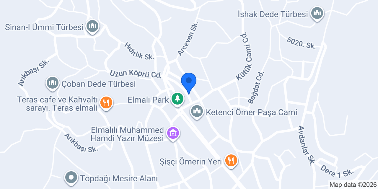Akdağ hırdavat konumu