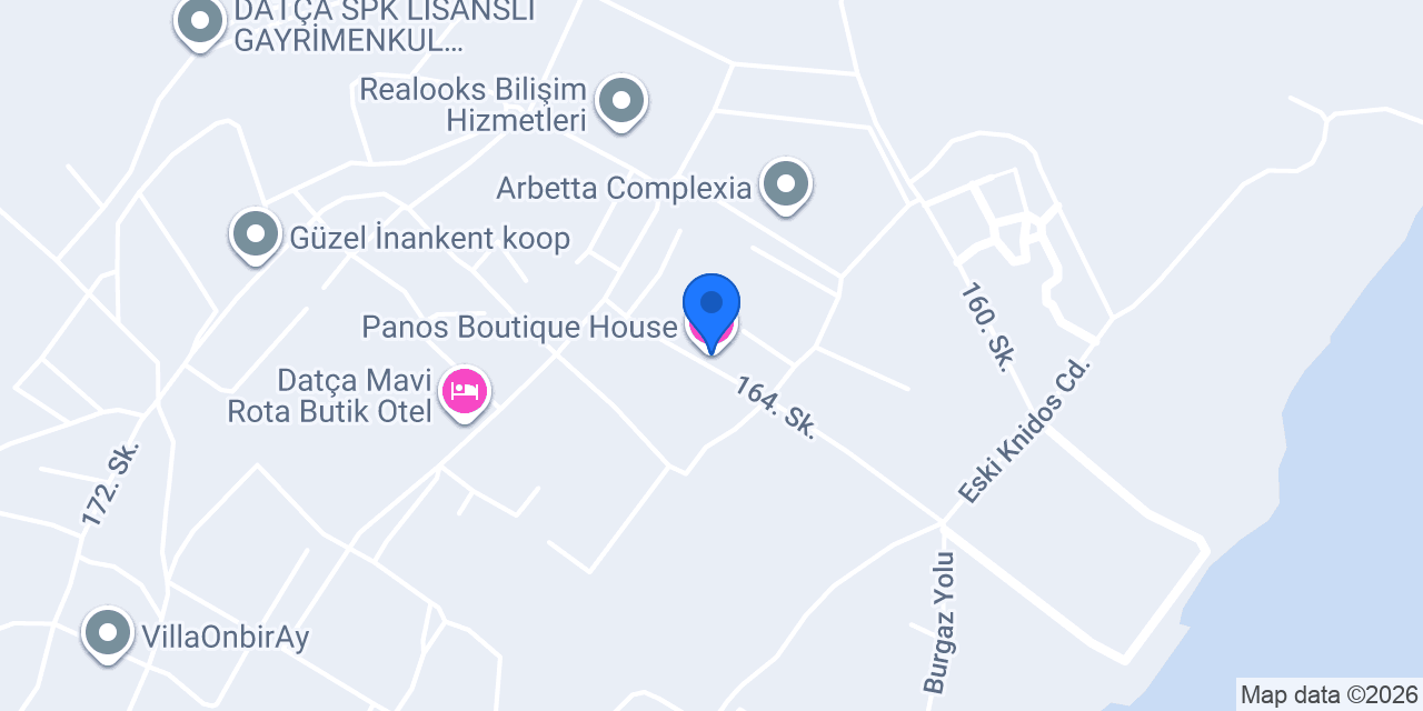 Panos Boutique House konumu