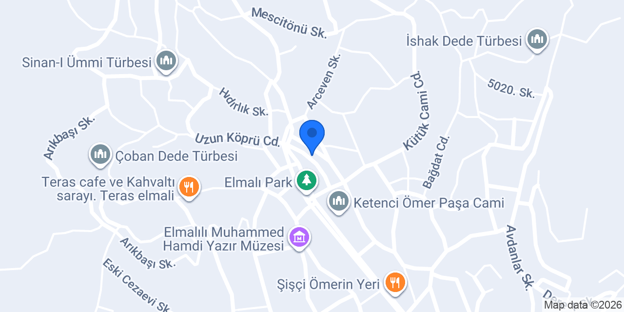 Özen Taş Fırın konumu