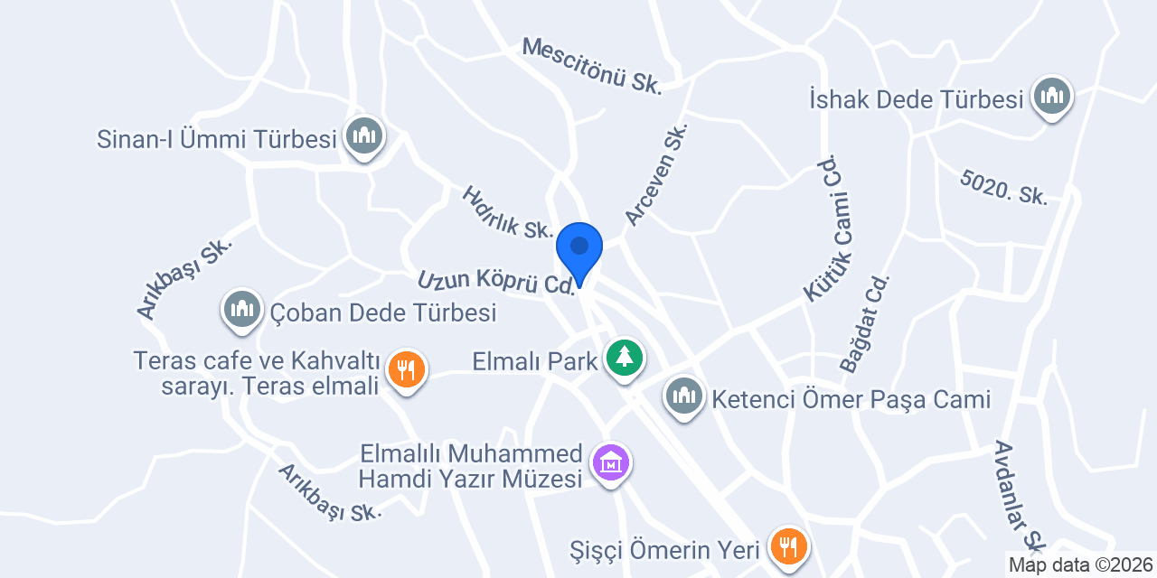 ELMALI TAPU MÜDÜRLÜĞÜ konumu
