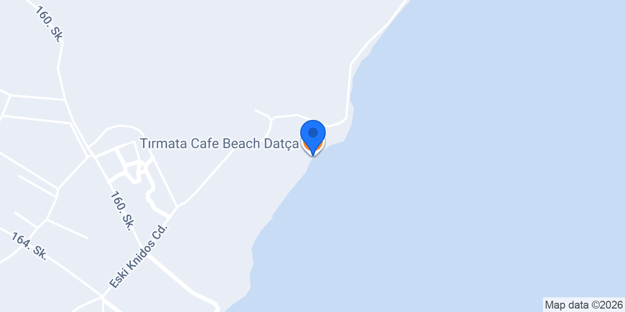 Tırmata Cafe Beach Datça konumu