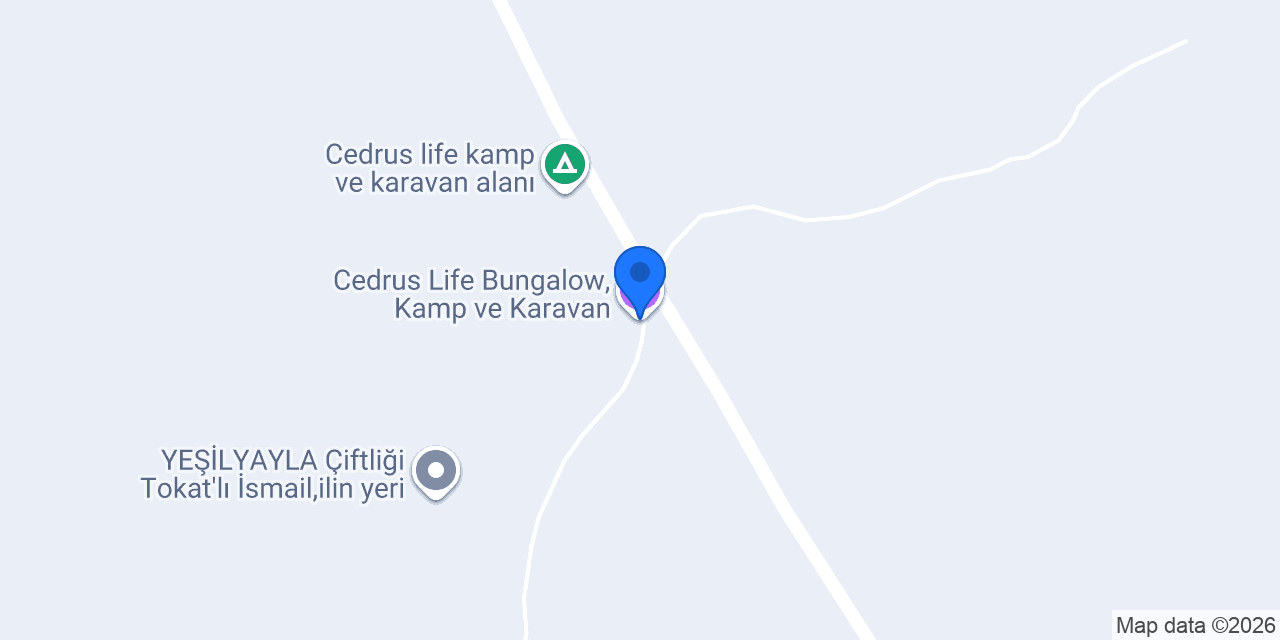 Cedrus Life Bungalow, Kamp ve Karavan konumu