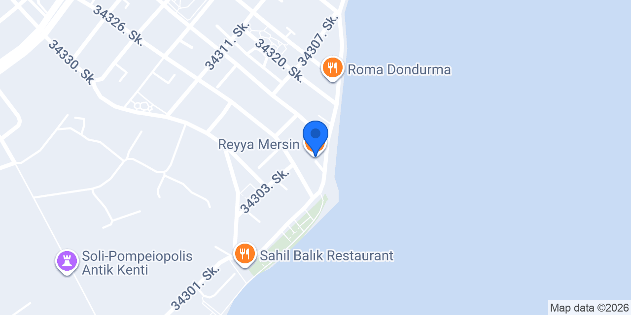 Reyya Mersin konumu