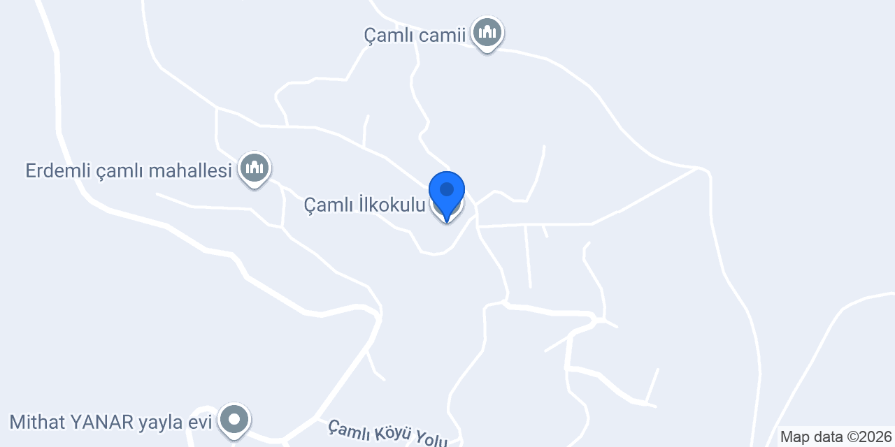 Çamlı İlkokulu konumu