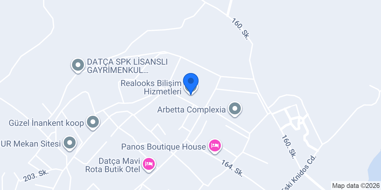 Realooks Bilişim Hizmetleri konumu