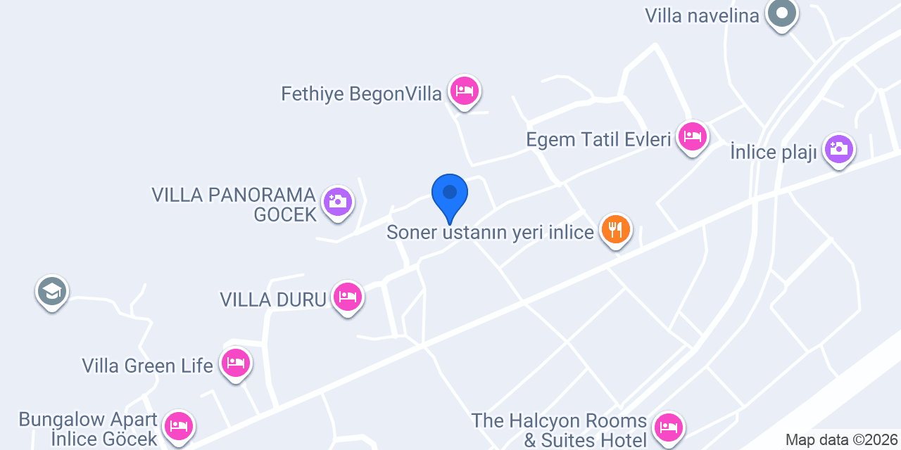EGEM VİLLALARI konumu