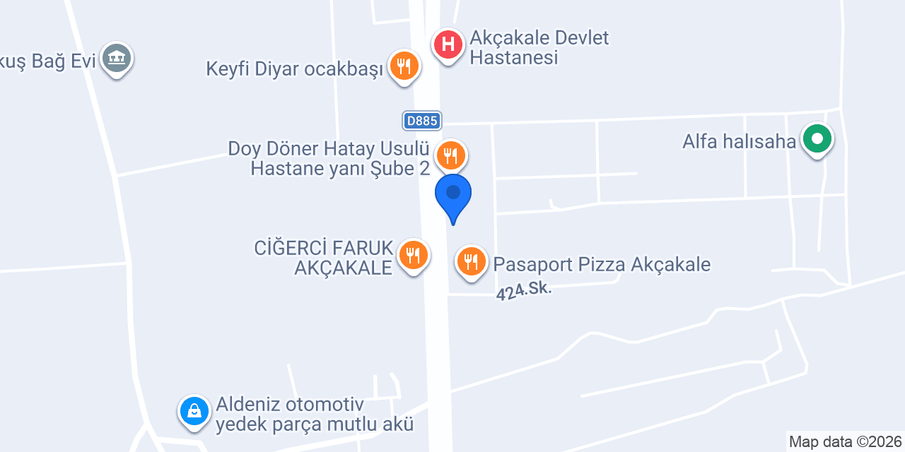 Bellona - Akçakale Mobilya konumu