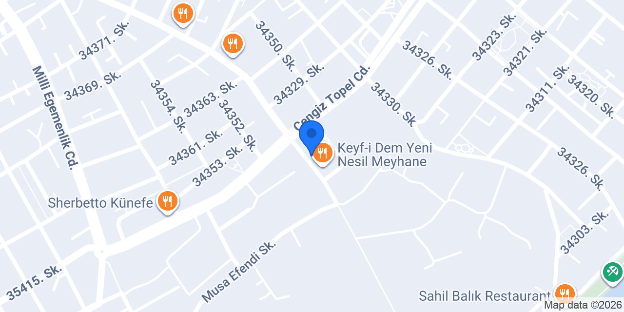 Sahne Meyra Mersin konumu