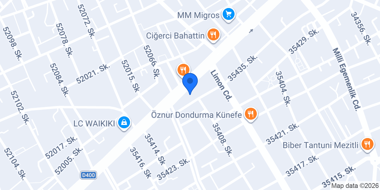 Yapı Kredi - Mezitli Şubesi konumu