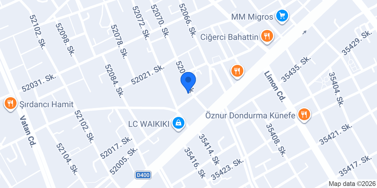 Mezitli Ofset Matbaacılık konumu