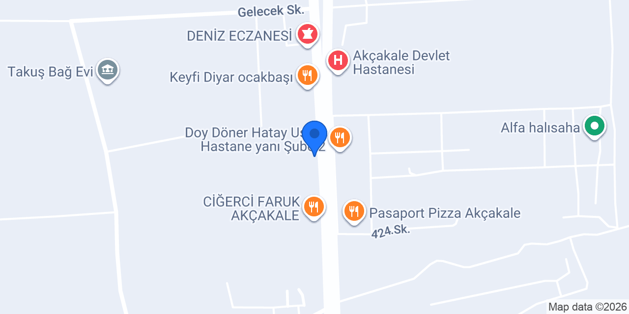 Komagene Etsiz Çiğ Köfte konumu