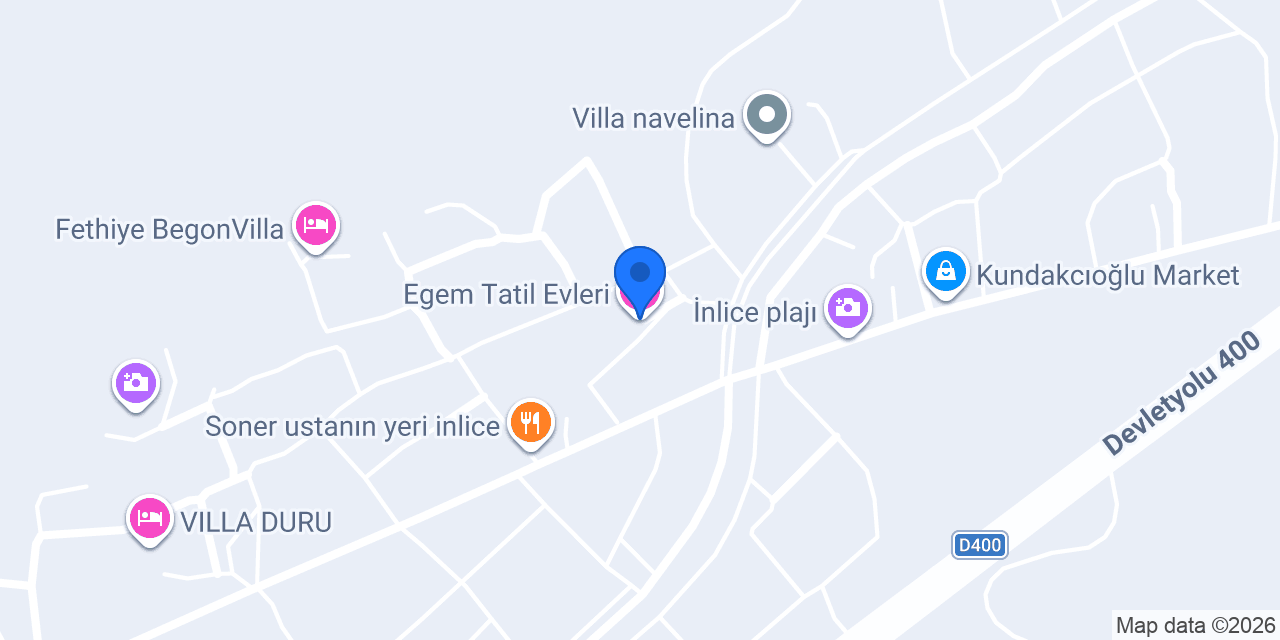Egem Tatil Evleri konumu
