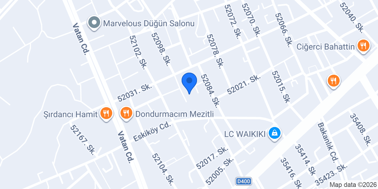 Mezitli Merkez Ortaokulu konumu