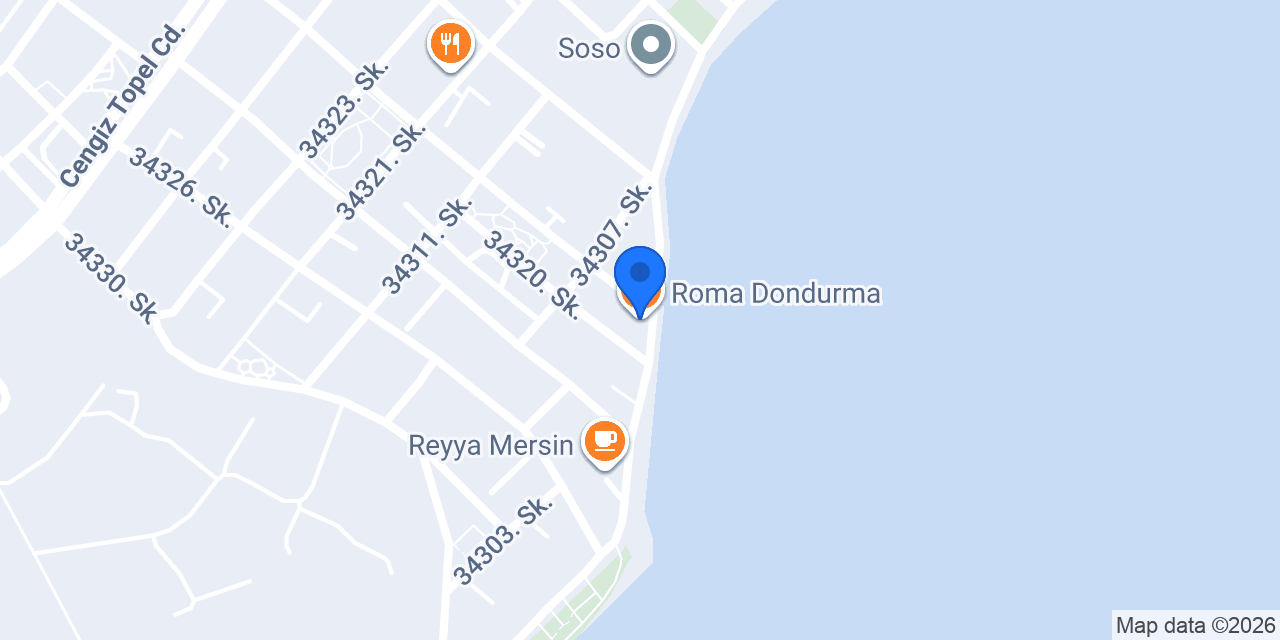 Roma Dondurma konumu